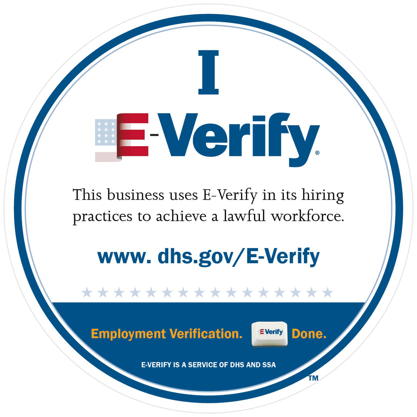 E-Verify® registered trademark